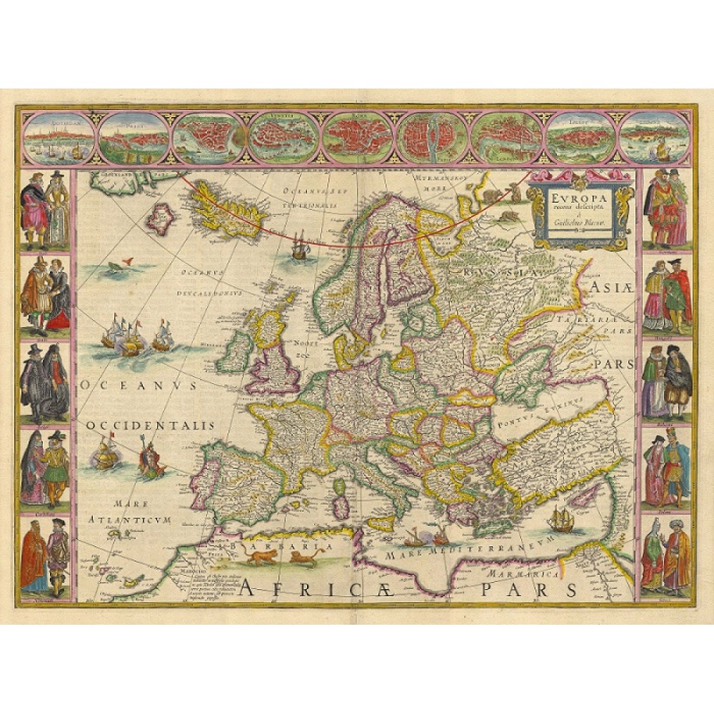 Europa Blaeu 1643